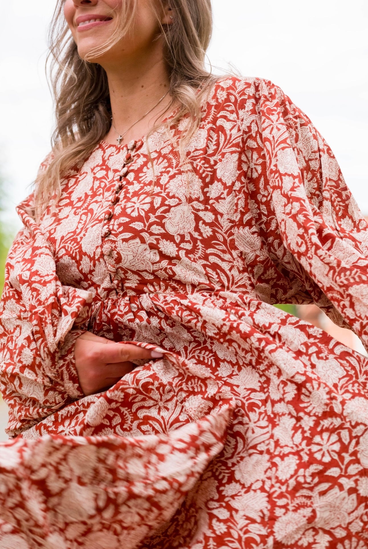 Cassie Burnt Orange Dress