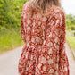 Cassie Burnt Orange Dress